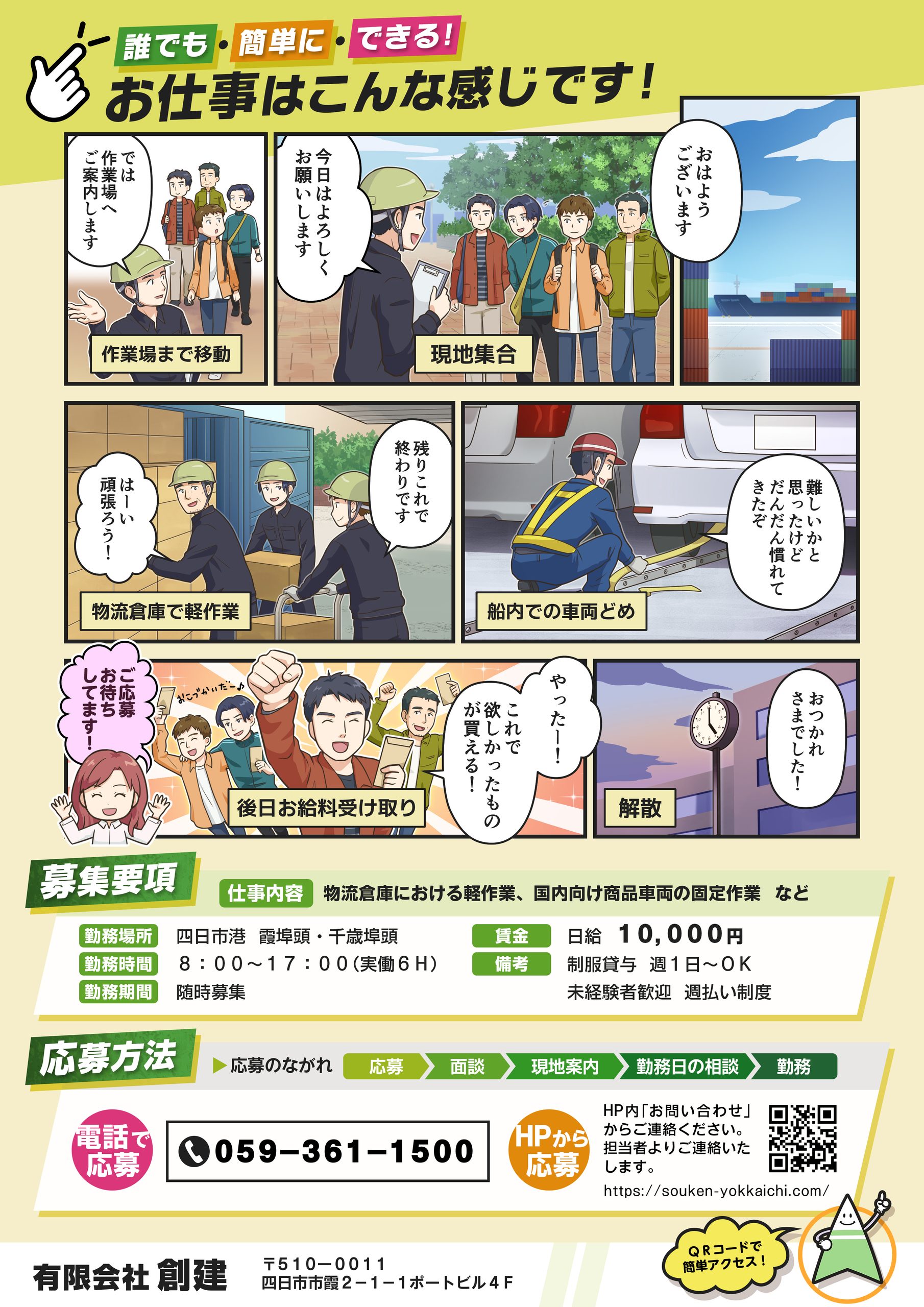 誰でも・簡単に・できる!
お仕事はこんな感じです!